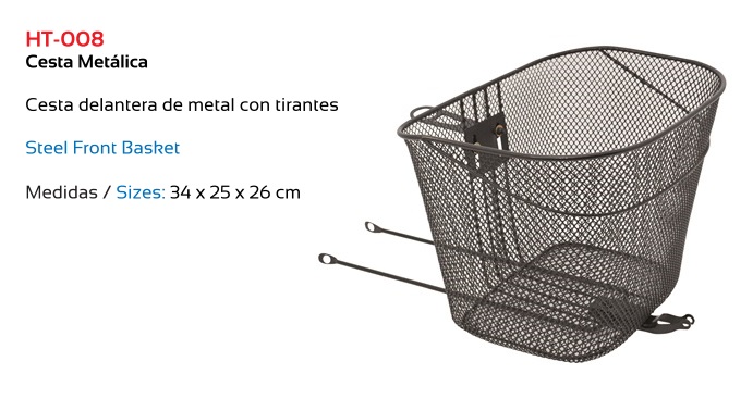 CESTA BICICLETA TKX DELANTERA FIJACION POTENCIA